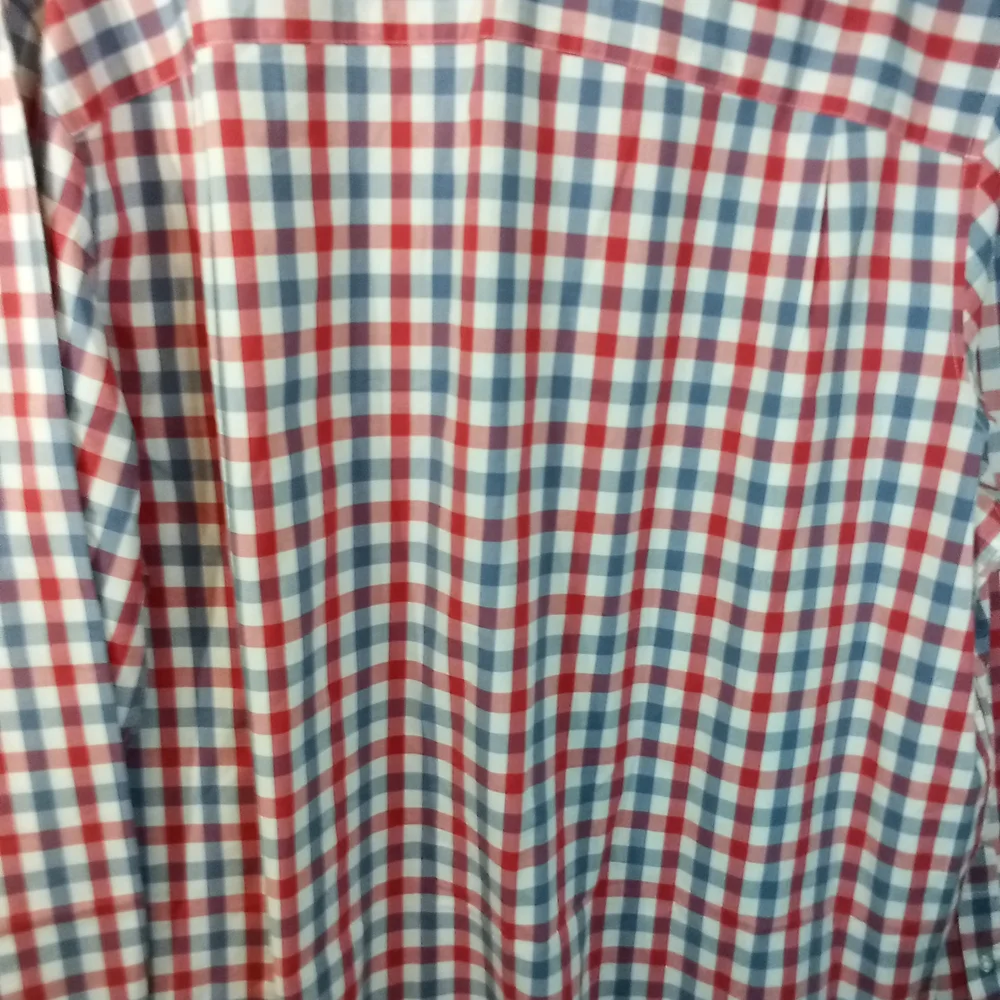 Goerge 🦚 Men's Checkered Shirt - Red, Blue, White